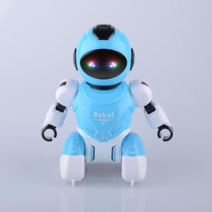 ROBOT - ANIMAL ANIMÉ Bleu-Mini robot télécommandé intelligent pour enfa