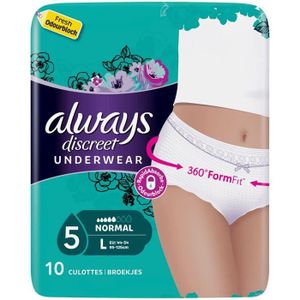 FUITES URINAIRES LOT DE 2 - ALWAYS : Discreet Underwear Normal - So