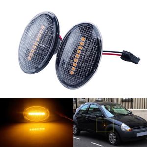 FORD Fiesta MK6 vert 4-led XENON bright side faisceau lumineux ampoules paire mise à niveau