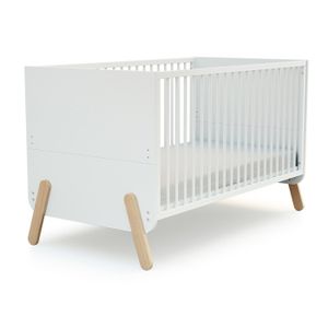 Lit bébé évolutif 70x140 EKKO : un lit bébé scandinave en chêne massif