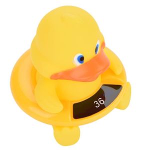 THERMOMÈTRE DE BAIN Thermomètre de bain pour bébé - ATYHAO - Canard jaune - Affichage LED - Prévention des brûlures et des rhumes