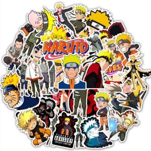 Planche à roulettes Autocollants animés Japonais Voiture Lot de 50 Autocollants Dragon Ball Autocollants en Vinyle imperméables pour Ordinateur Portable Bagages Enfant et Adolescent. 