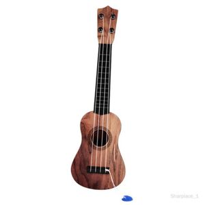 UKULÉLÉ Instrument de guitare à quatre cordes de 21 pouces, ukulélé soprano, ukulélé hawaïen pour débutants enfants adultes StyleA