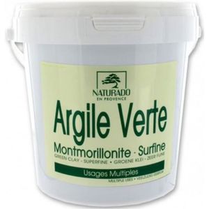 ARGILE-RHASSOUL-HENNÉ Naturado Argile Verte Montmorillonite 1kg