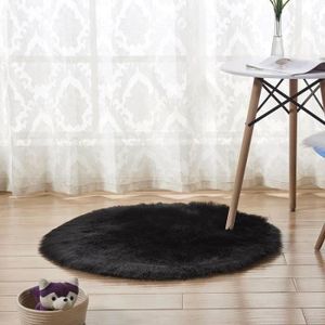 Color : Red, Size : 70cm LJFYXZ-ditan Tapis Prot/ège-sol Peluche courte Tapis rond Pour salon bureau bureau Protection des sols durs Plusieurs tailles et couleurs chambre