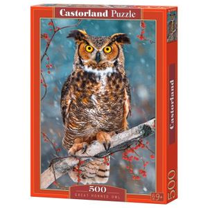 PUZZLE Puzzle Castorland Bubo attentif 500 pièces - Anima