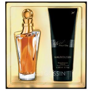 COFFRET CADEAU PARFUM Mauboussin - Coffret Jumbo Elixir Pour Elle : Eau de Parfum 100ml & Gel Douche 200ml