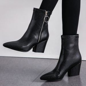 bottines homme bout pointu talon plat