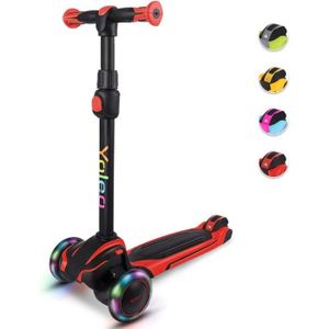 Trottinette Enfant 3 Roues BLITZ UK – LED Roues Qui Clignotent, Hauteur Réglable Modèle 809A