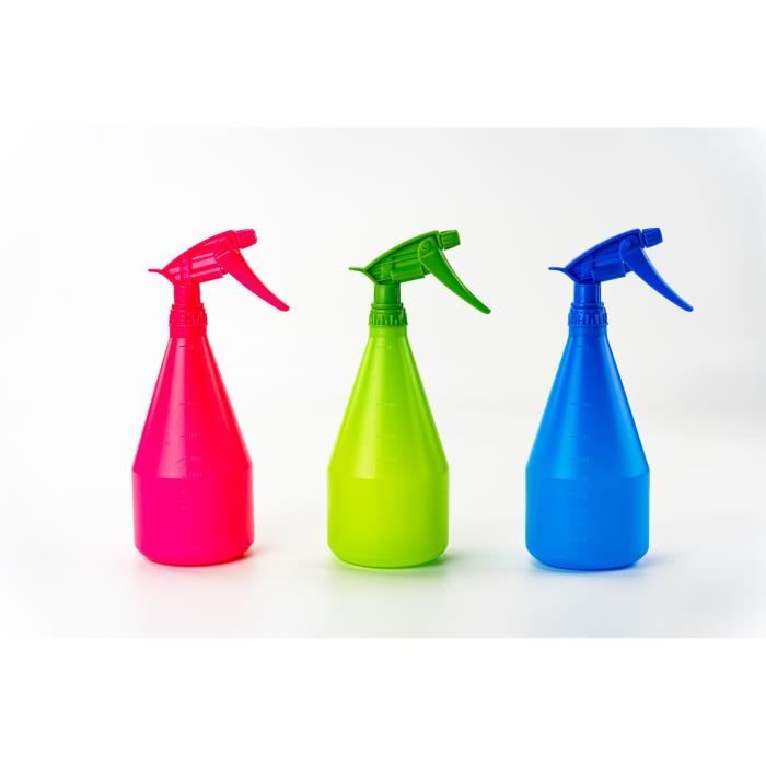 Flacons Pulvérisateurs 500ml Plastique Brume Fine Vaporisateur Vide Spray  Bouteilles pour Nettoyage Jardinage et L'alimentation 2Pcs