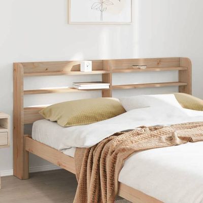 VidaXL Tête De Lit Avec étagères 150 Cm Bois Massif De Pin, Tête