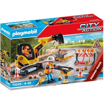 Playmobil City Action 70441 Grue radio-commandée avec mur de construction -  Playmobil - Achat & prix