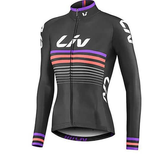 Maillot De Vélo Manches Longues Femme - Respirant, UV, Slim - Tailles S à 5XL