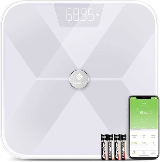 Balance Impédancemètre Connectée Grifema GA2001 - Bluetooth, 150kg, Analyse Corporelle