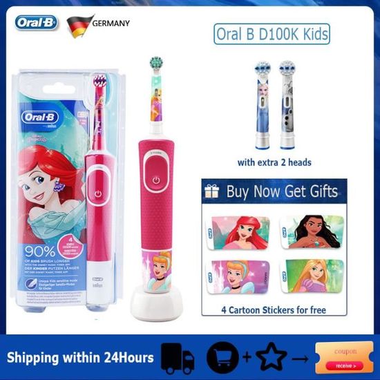 20 recharges pour brosses à dent rechargeables pour enfant