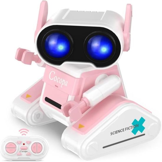 Robot Enfant - Robot Intelligent - Rechargeable - Yeux LED ...