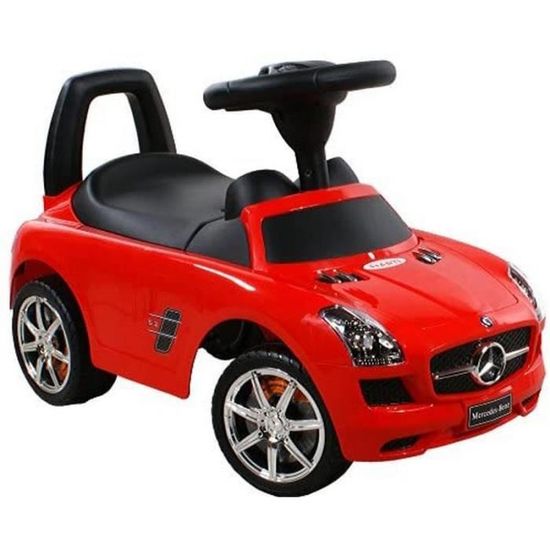 Porteur MERCEDES SLS AMG ® - trotteur avec klaxon 6 musiques coffre - idee cadeau bébé enfant noel voiture marcheur jouet