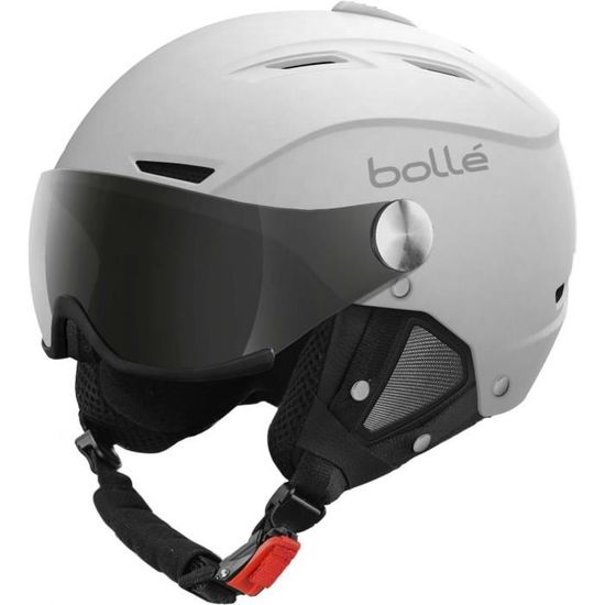 Bolle - Casques de ski - Backline visor Mixte - Soft white Silver gun + lemon