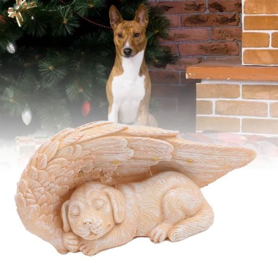 Glomora Bobblehead Caniche Blanc En Résine – Taille 8,5 X 6,4 X 5 Cm – Ressort Flexible, Adhésif Double Face – Décoration Voiture Ou Bureau