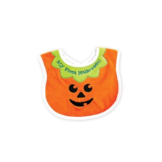 Bavoir de bébé - HORRORSHOP - Mon premier Halloween - Orange - Mixte - Polyester et coton