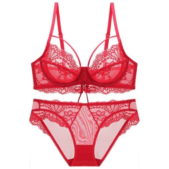 ENSEMBLE LINGERIE Femme Dentelle Sexy Confortable A Mode Respirante