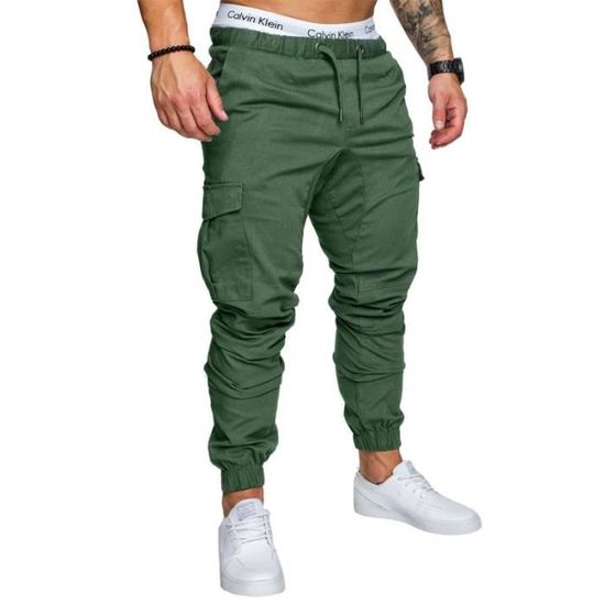 Homme Pantalon Chino Pantalon chino Pantalons décontractés Boutons