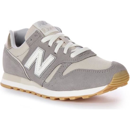 New Balance WL373PH2 Baskets classiques à lacets héritage pour femmes en gris blanc (Gris Blanc