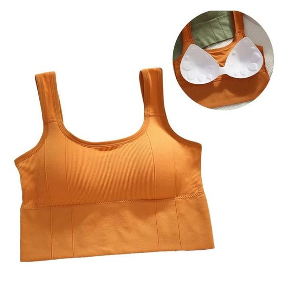 Brassiere Sport Femme sans Armature Soutiens-Gorge de