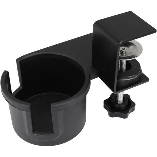Porte-gobelet De Bureau à Pince - Anti-renversement, Design Moderne, En PP, Pour Table De Jeu Ou Bureau - 2