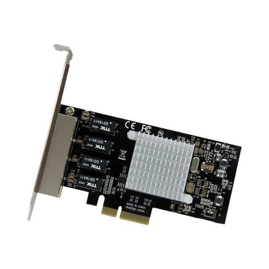 STARTECH Carte réseau PCI Express à 4 ports Gigabit Ethernet avec chipset Intel I350 - PCI Express x 4