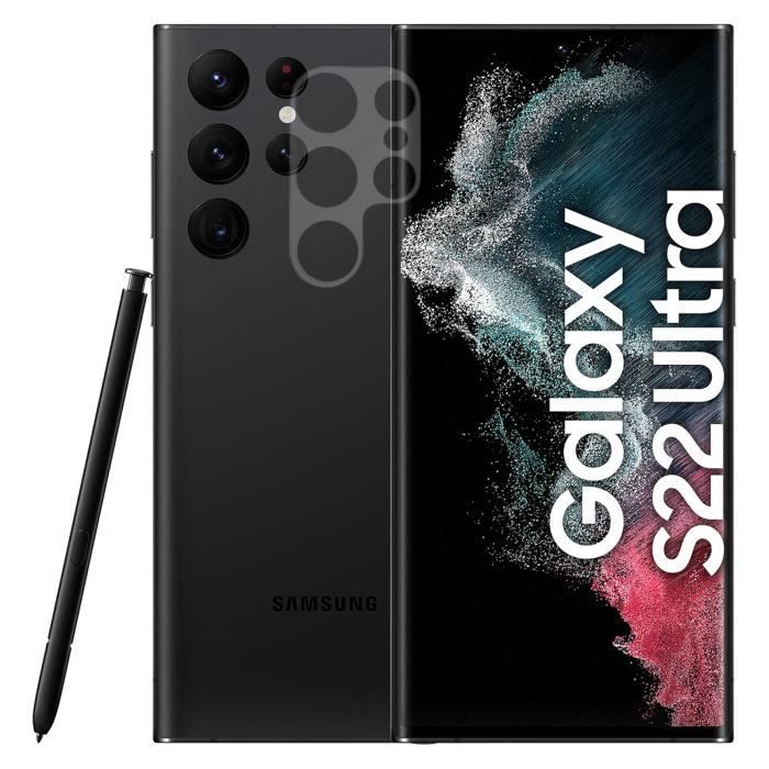 Pour Samsung Galaxy S22 Ultra: 1 Film Protection Objectif Caméra Arrière en  Verre Trempé 9H Haute Définition Transparent-Yuan Yuan - Cdiscount  Téléphonie