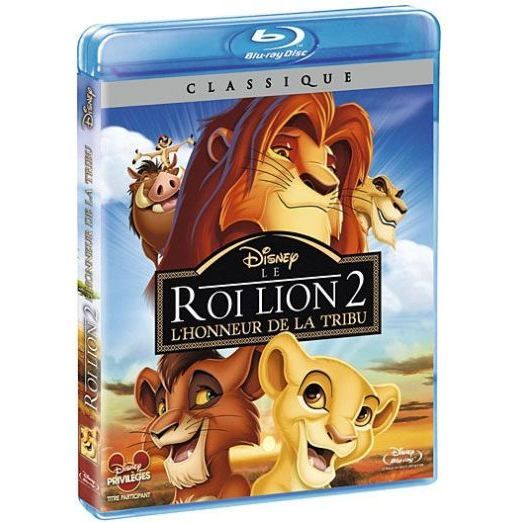 Blu-Ray Le roi lion 2: l'honneur de la tribu