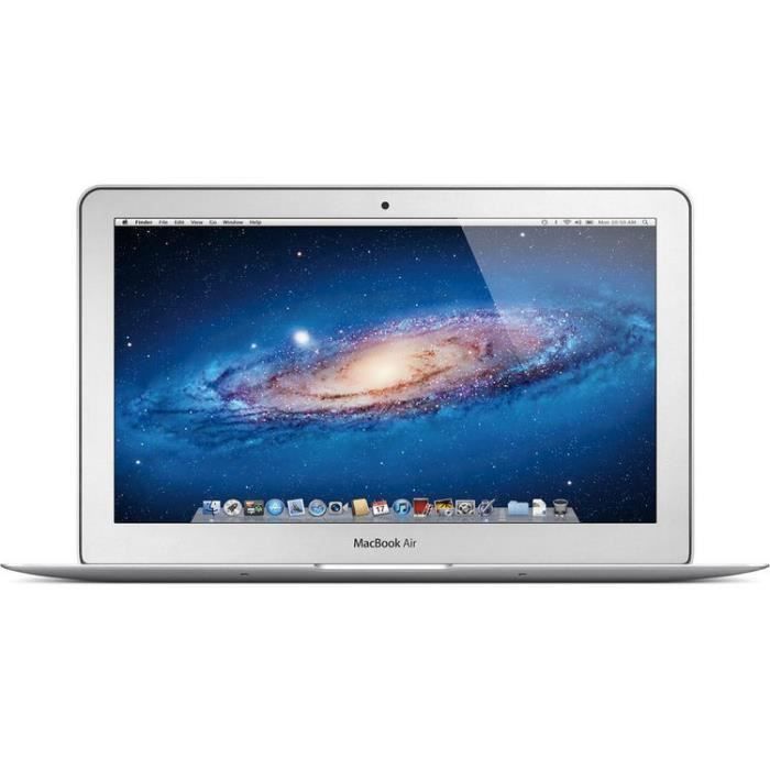 Apple MacBook Air A1465 (MD223LL/A - Mi-2011) 11.6- Core i5 1,7 GHz 4Go de RAM 64Go SSD Mac OSX MOJAVE