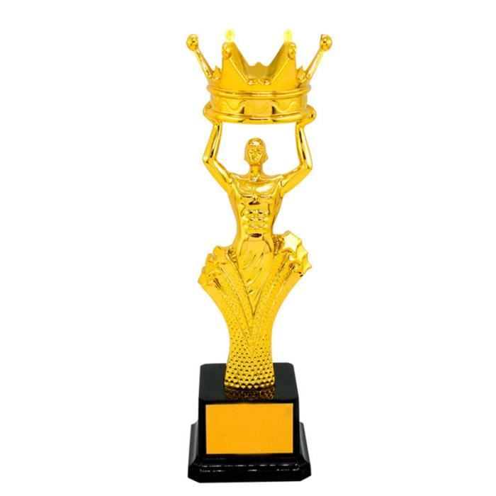 1pc Sport Trophy Durable Exquis Plastic Awards Reconnaissance Coupe de championnat pour la compétition sportive SELLE DE CHEVAL