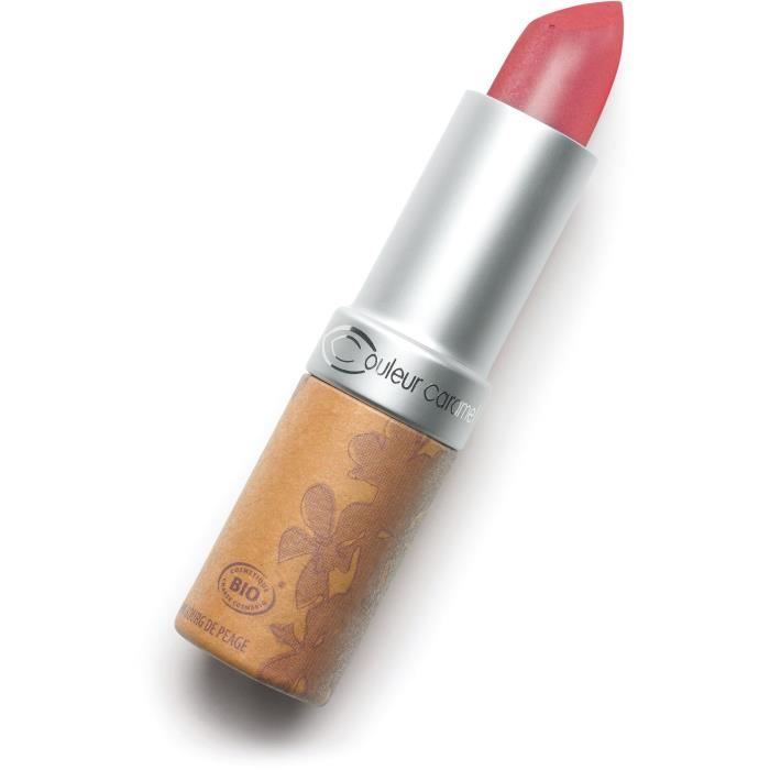 COULEUR CARAMEL Rge à lèvres nacré Rge rosé BIO