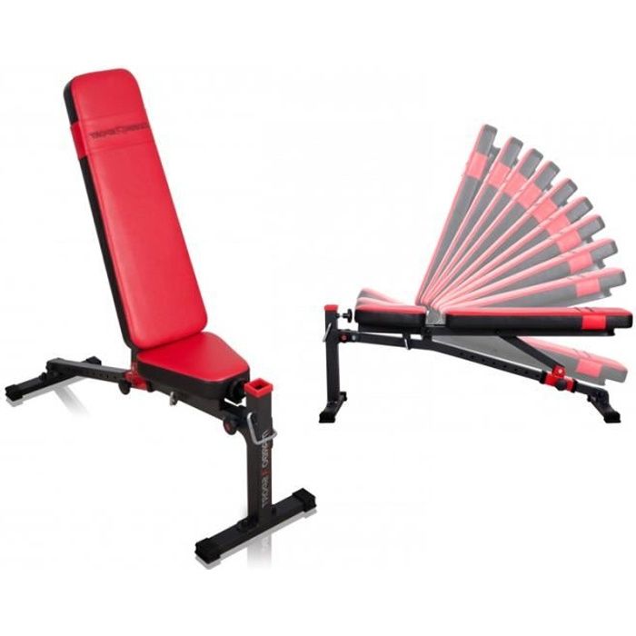 Banc de musculation réglable pliable MS-L114 Marbo-Sport home gym exercice