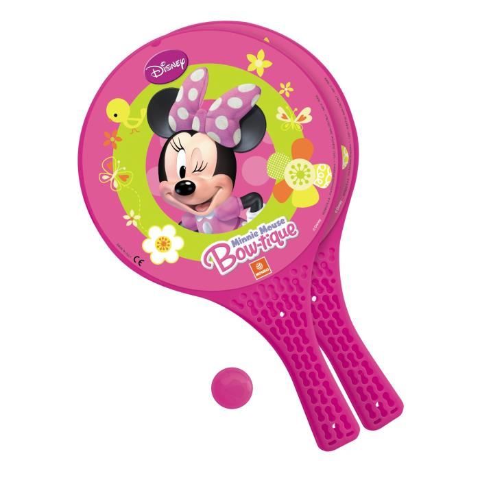 MINNIE 2 Raquettes de plage et balle