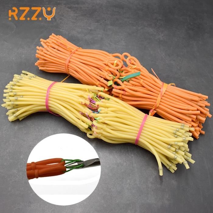 Couleur 3pcs Catapulte en caoutchouc pour la fronde de chasse, bande Ronde Elastique Puissante pour Sport de