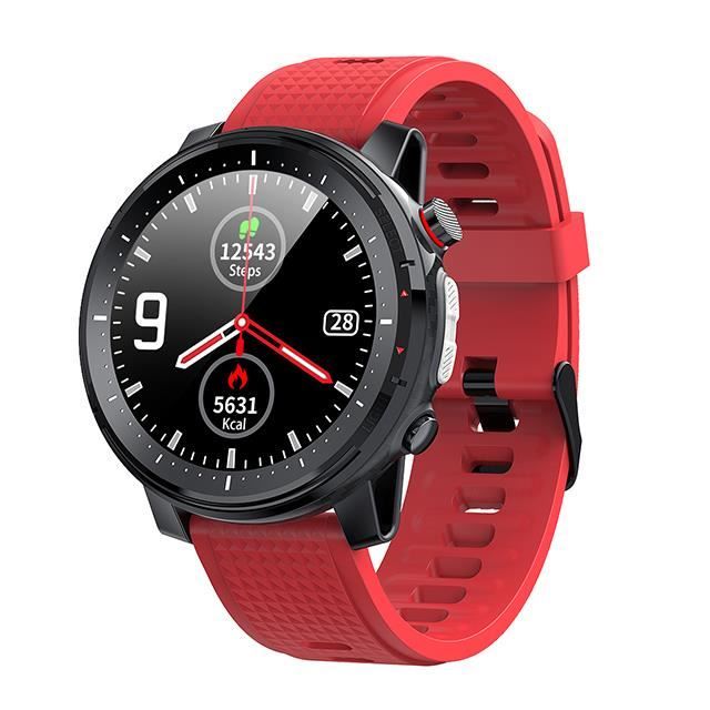 Extérieur montre connectée tactile pour hommes, horloge de sport, moniteur de fréquence cardiaque, étanche