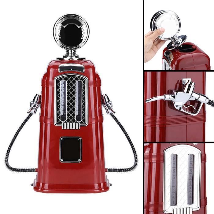 YOSOO distributeur d'alcool 1000cc Double Guns Vin Boisson Pompe Liqueur Alcool Bière Distributeur Bar Accessoires Rouge