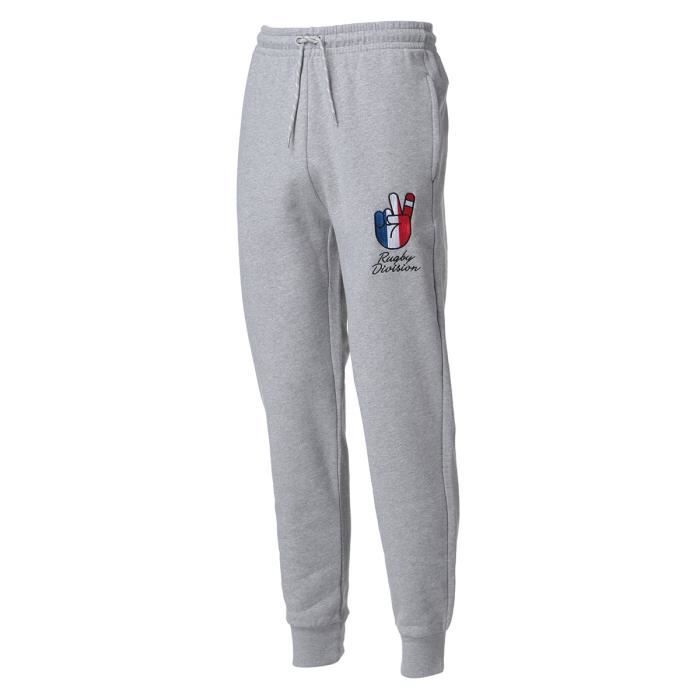 RUGBY DIVISION Pantalon de jogging Trophée - Homme - Gris Chiné