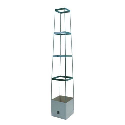 Bio Green MT 1 AQ Tour pour Plantes Grimpantes Maxitom Anthracite 25,5 x 25,5 x 150 cm…