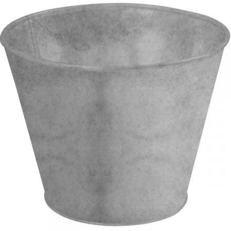 Pot de fleur en zinc