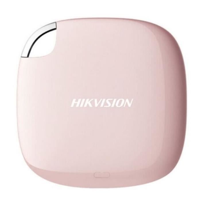 SSD Externe HIKVISION Pink T100I 256 Go USB 3.1 Type C 450/400 MB/s Rose