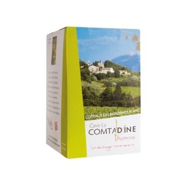 Vin Blanc - 5L - Bag In Box - Indication Géographique Protégée Méditerranée Blanc 5L - vin tranquille