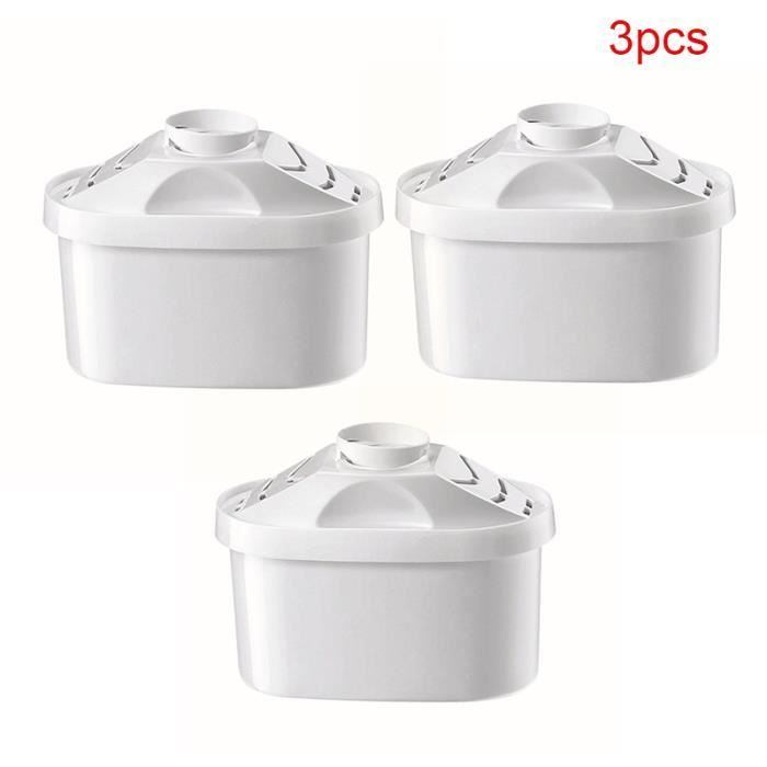 3pc Cartouche Filtrante pour Carafe Remplacement du filtre des cartouches pour Brita Mavea Maxtra Elemaris Marella Aluna Cool
