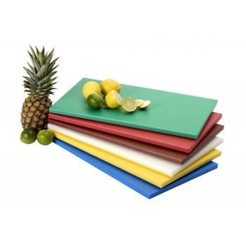 Planche de découpe 50x30 polyéthylène rouge