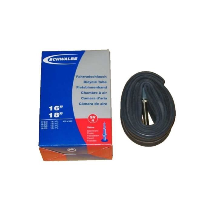 Chambre à air Schwalbe - 16x 1 1/8-1 3/8 400 A 37-340 à 35-355 Presta 40 mm