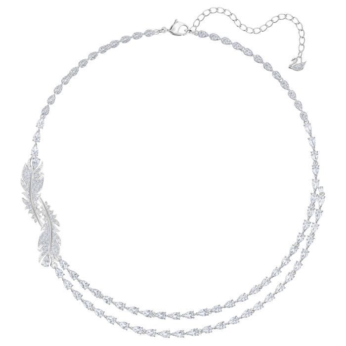 Sautoir - Collier - Collier double Swarovski Nice - Matière:Plaqué