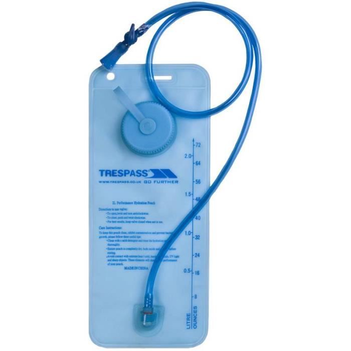 TRESPASS - Poche a eau - HYDRATION 2L Bleu